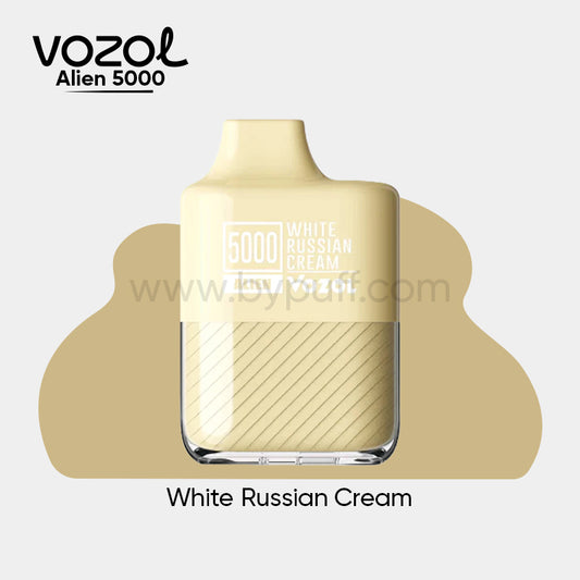 Vozol Alien 5000 White Russian Cream